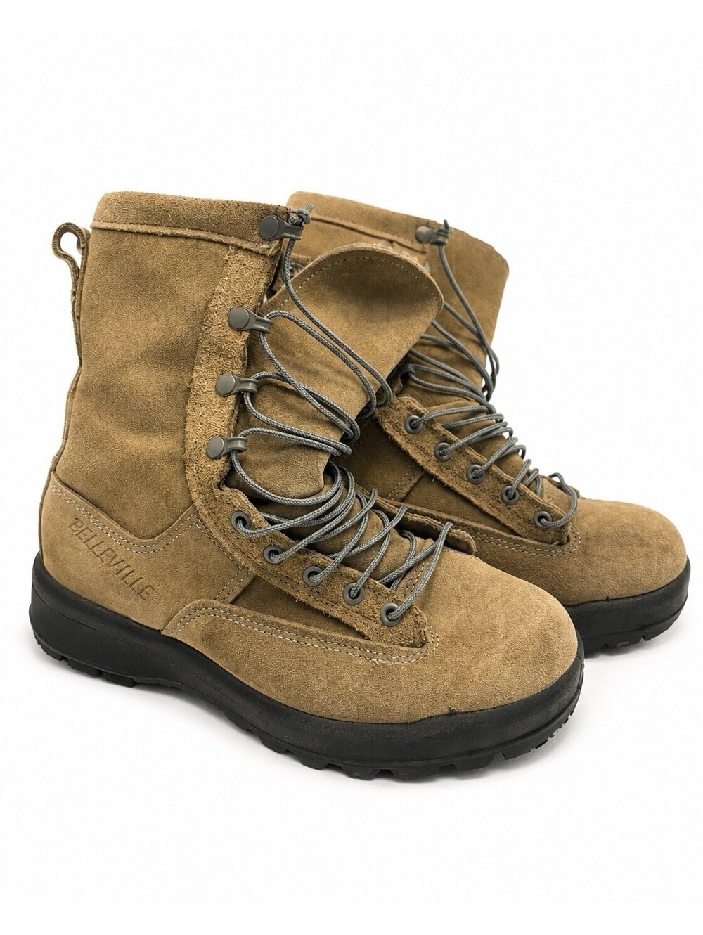 Belleville 675 08.0 R Military Flight Boots 600 Gram Made in USA Tan